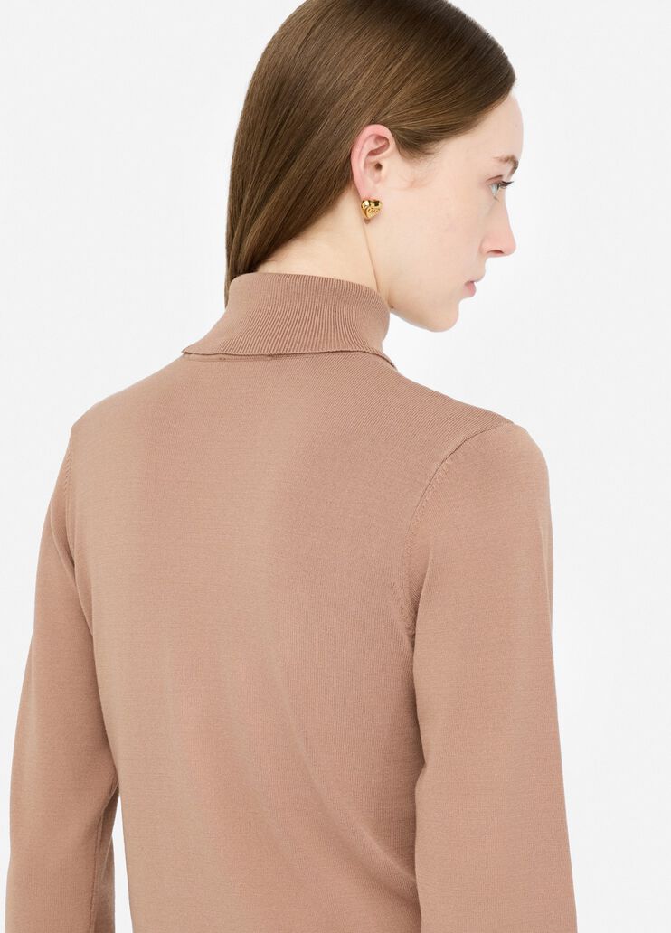 Водолазка в полоску шоколадный Liu Jo - large image number 4 Водолазка в полоску шоколадный Liu Jo - large image number 4