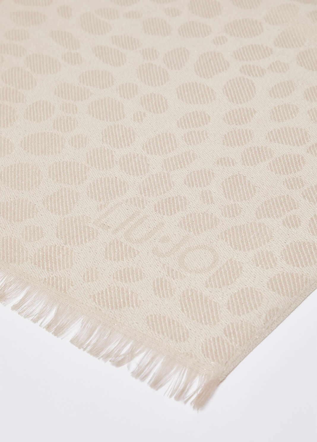 Jacquard shawl sand Liu Jo - large image number 3