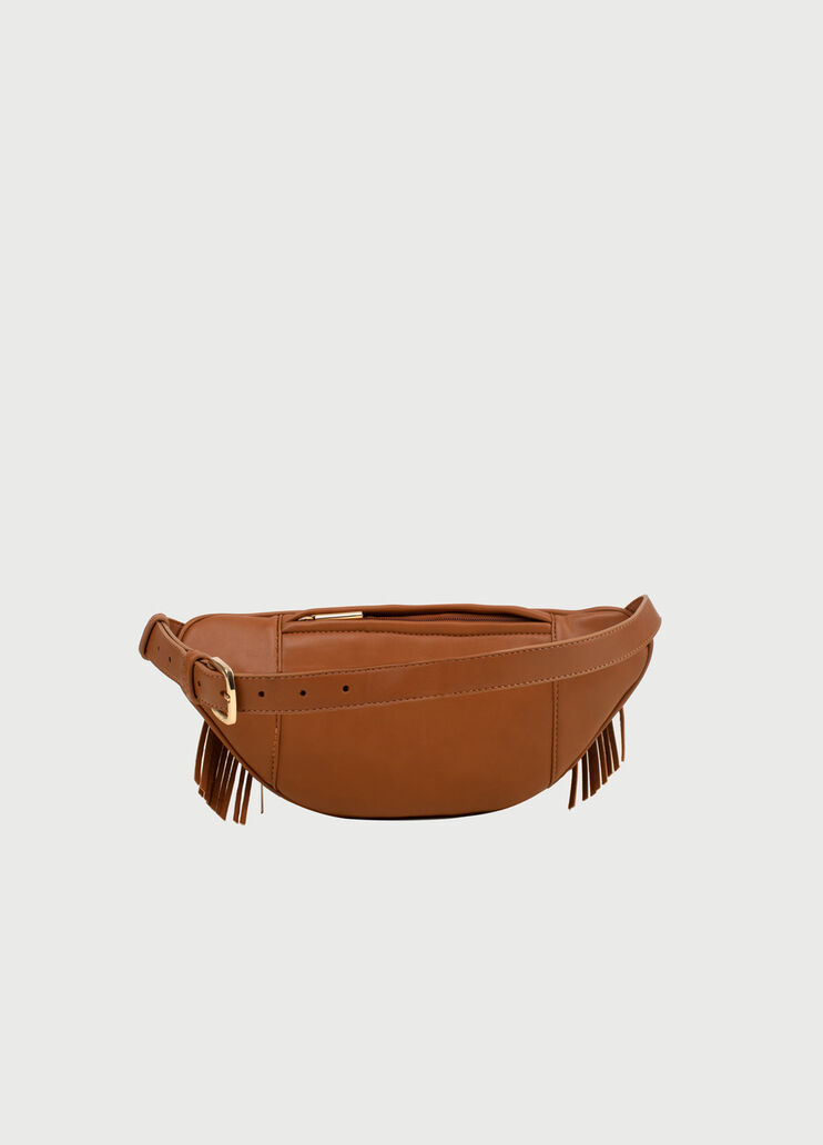Pouch bag with fringes and studs Brown Liu Jo - large image number 3