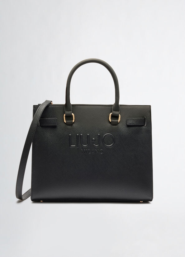 Large tote bag black Liu Jo - large image number 1