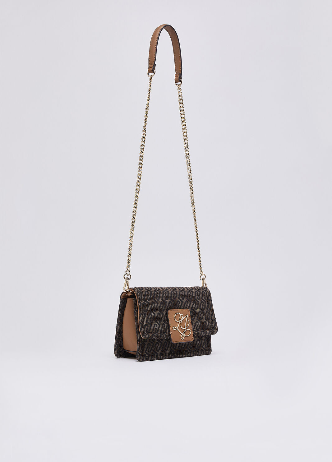 Monogram Jacquard Belt Bag dark brown Liu Jo - large image number 2