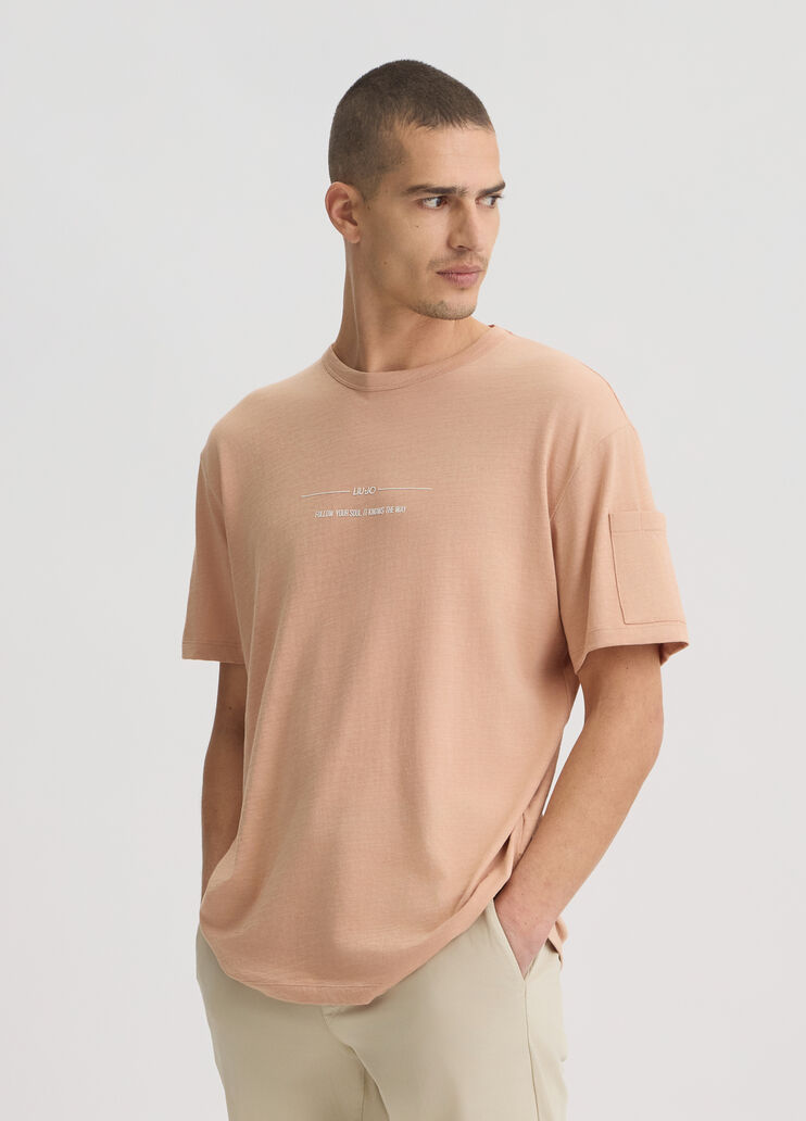 Regular fit T-shirt peach Liu Jo - medium