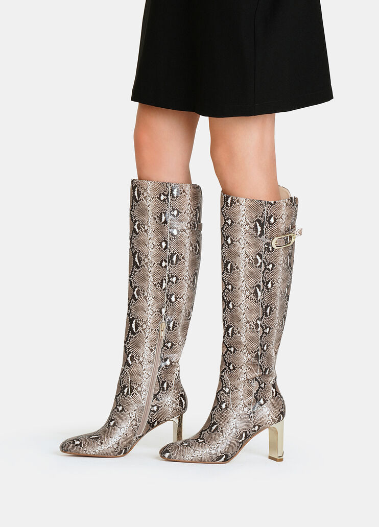 Knee-high snakeskin-effect boots rope Liu Jo - medium Knee-high snakeskin-effect boots rope Liu Jo - medium