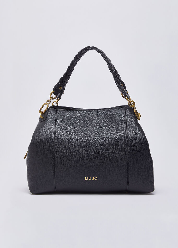 Borsa satchel media nero Liu Jo - medium
