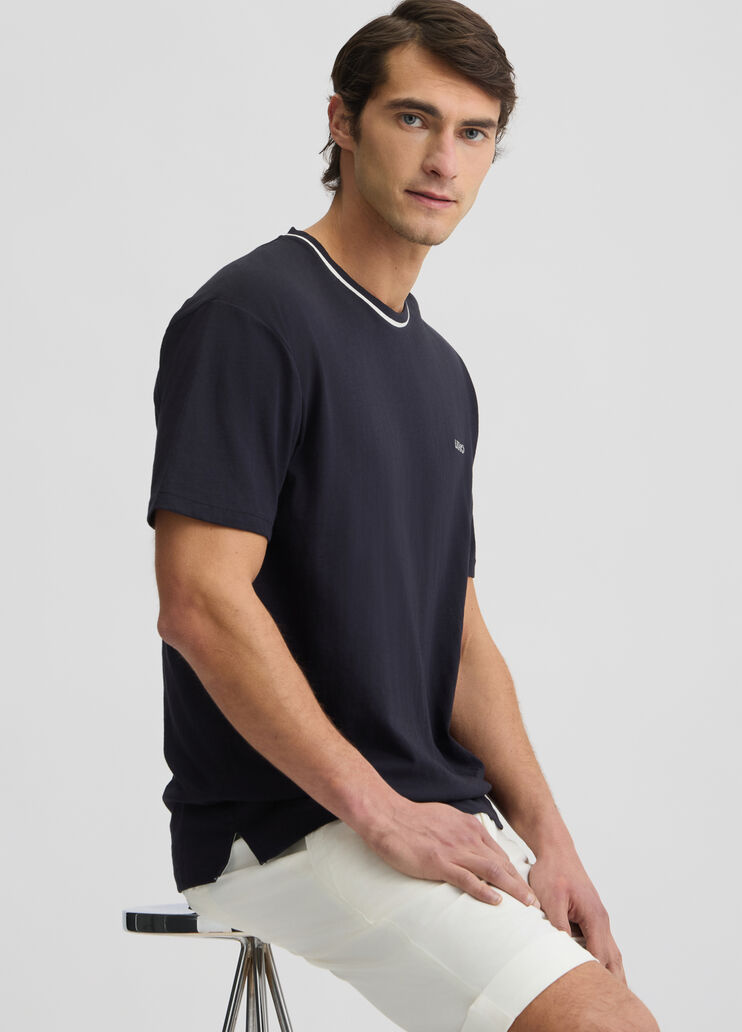 Blue cotton T-shirt dark blue Liu Jo - large image number 3 Blue cotton T-shirt dark blue Liu Jo - large image number 3