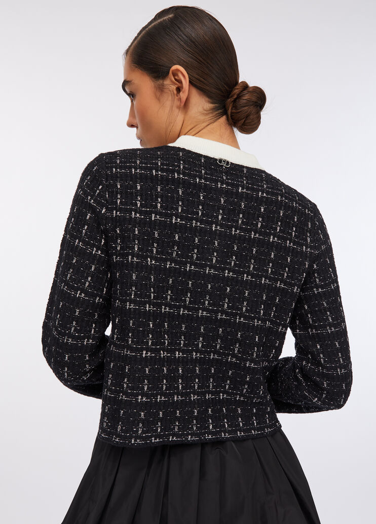 Jacke aus Wollgemisch Schwarz Liu Jo - large image number 1