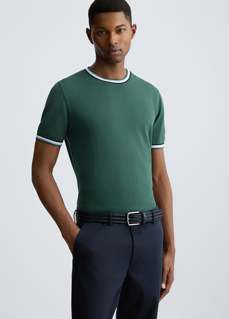 Braided leather belt dark blue Liu Jo - medium