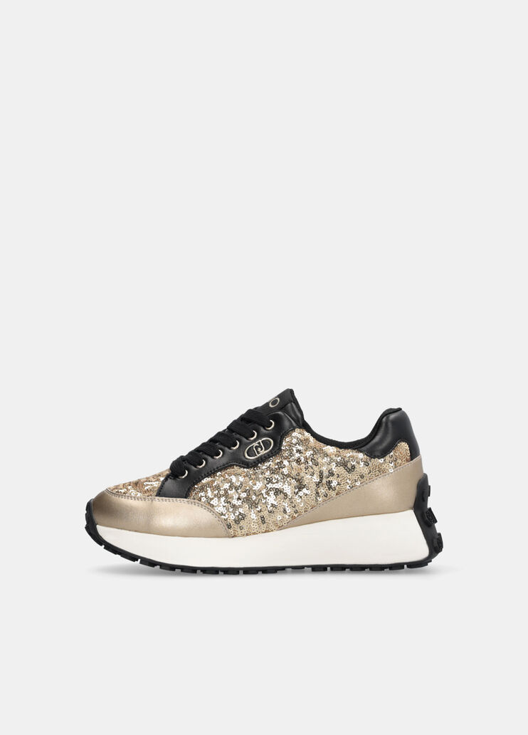 Sneakers with all-over glitter black Liu Jo - large image number 5 Sneakers with all-over glitter black Liu Jo - large image number 5