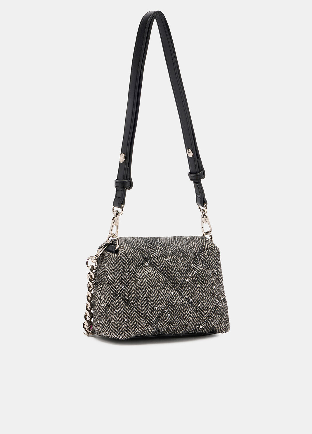 Small LaPuffy bag with sequins black Liu Jo - large image number 1