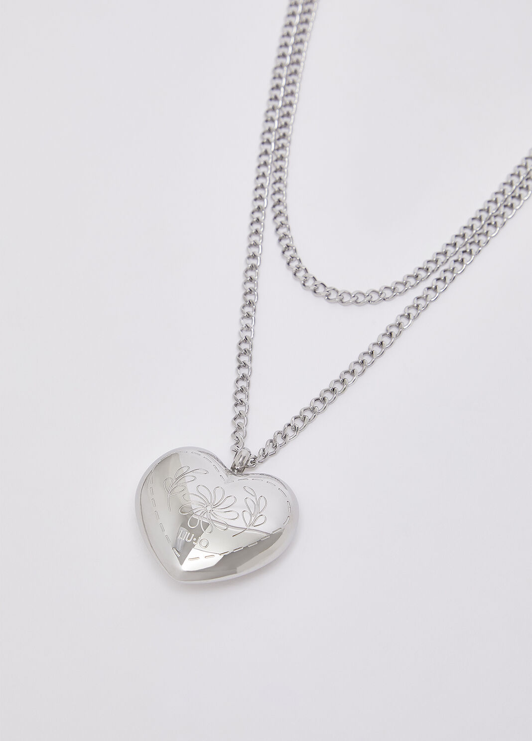 Necklace long with pattern a heart silver Liu Jo - large image number 1