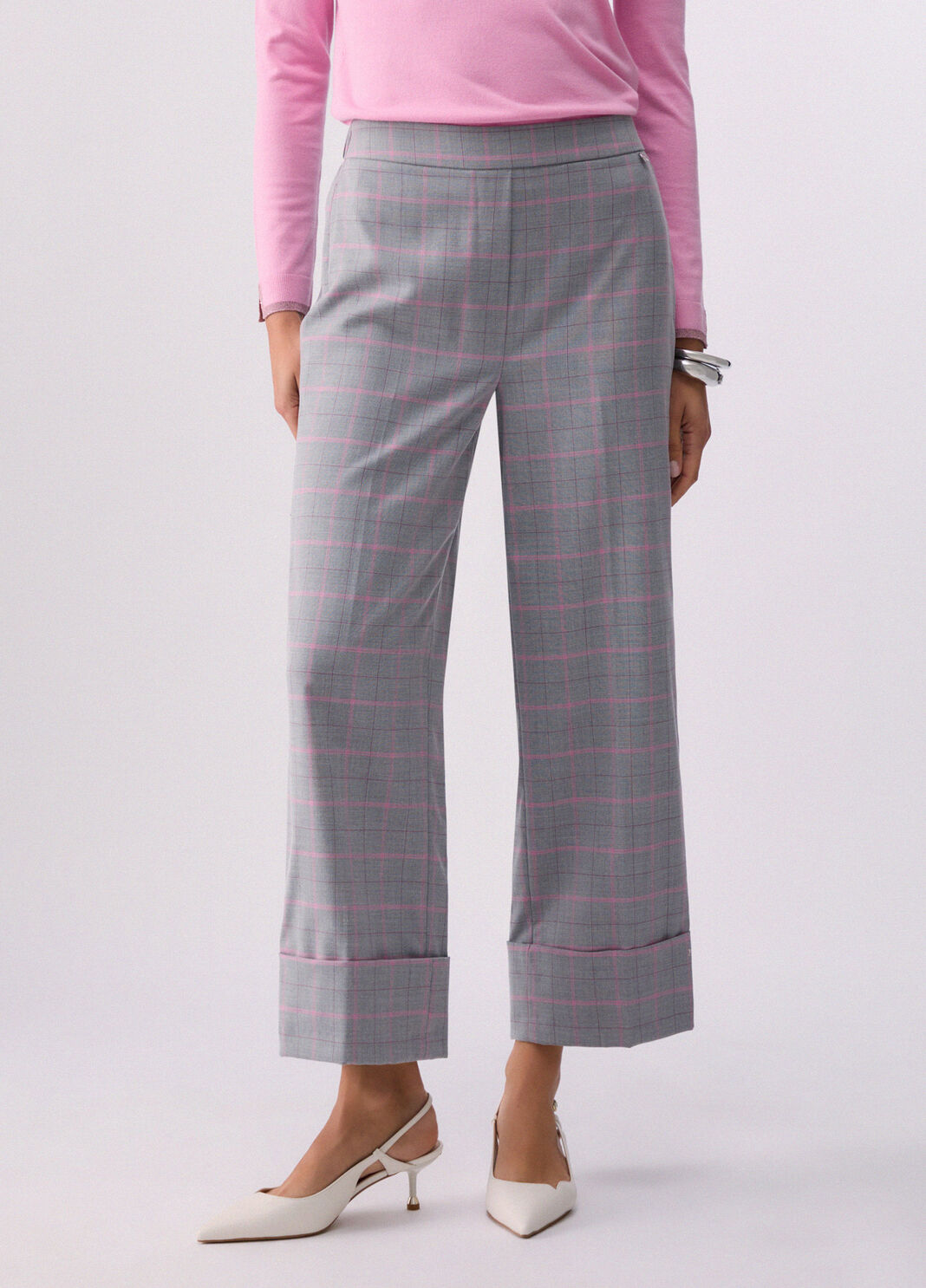 Zigarettenhose kariert Liu Jo - large image number 0