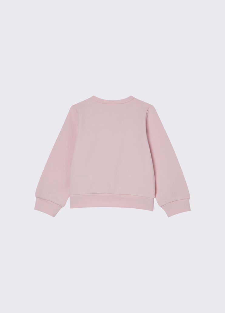 Felpa con logo gioiello rosa Liu Jo - medium