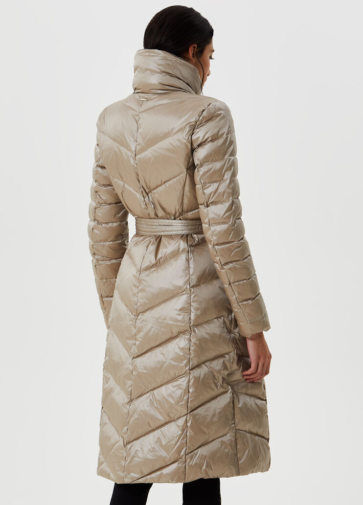 Long down jacket with belt Mud Liu Jo - large image number 1