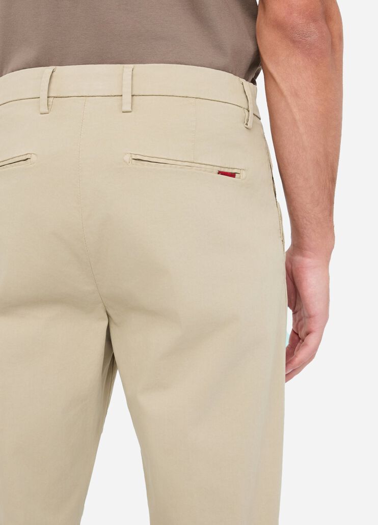 Satin chinos with drawstring beige Liu Jo - large image number 2 Satin chinos with drawstring beige Liu Jo - large image number 2
