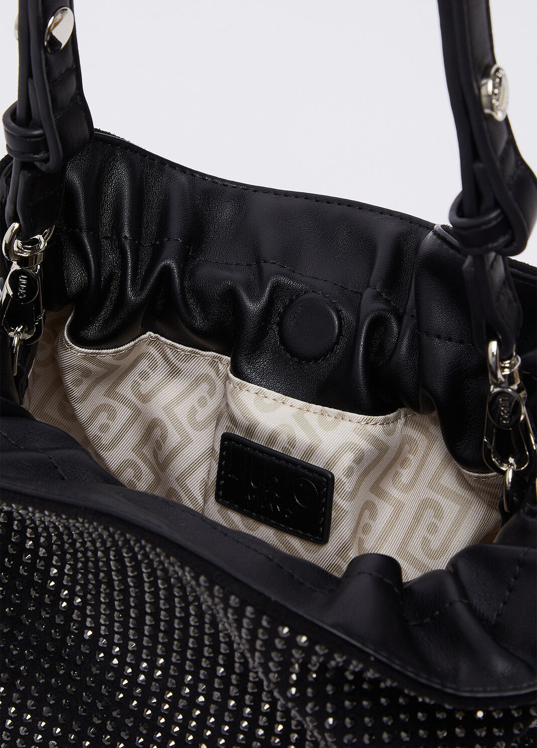 Sac Riccy format petit avec strass noir Liu Jo - large image number 6