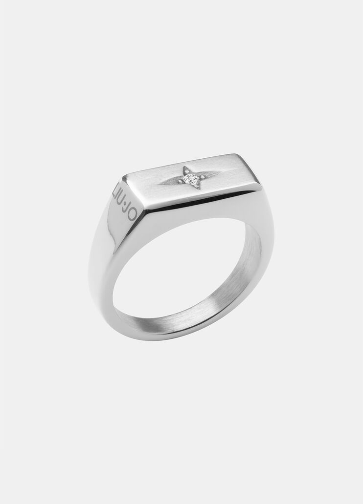 Herrenring silber Liu Jo - medium Herrenring silber Liu Jo - medium