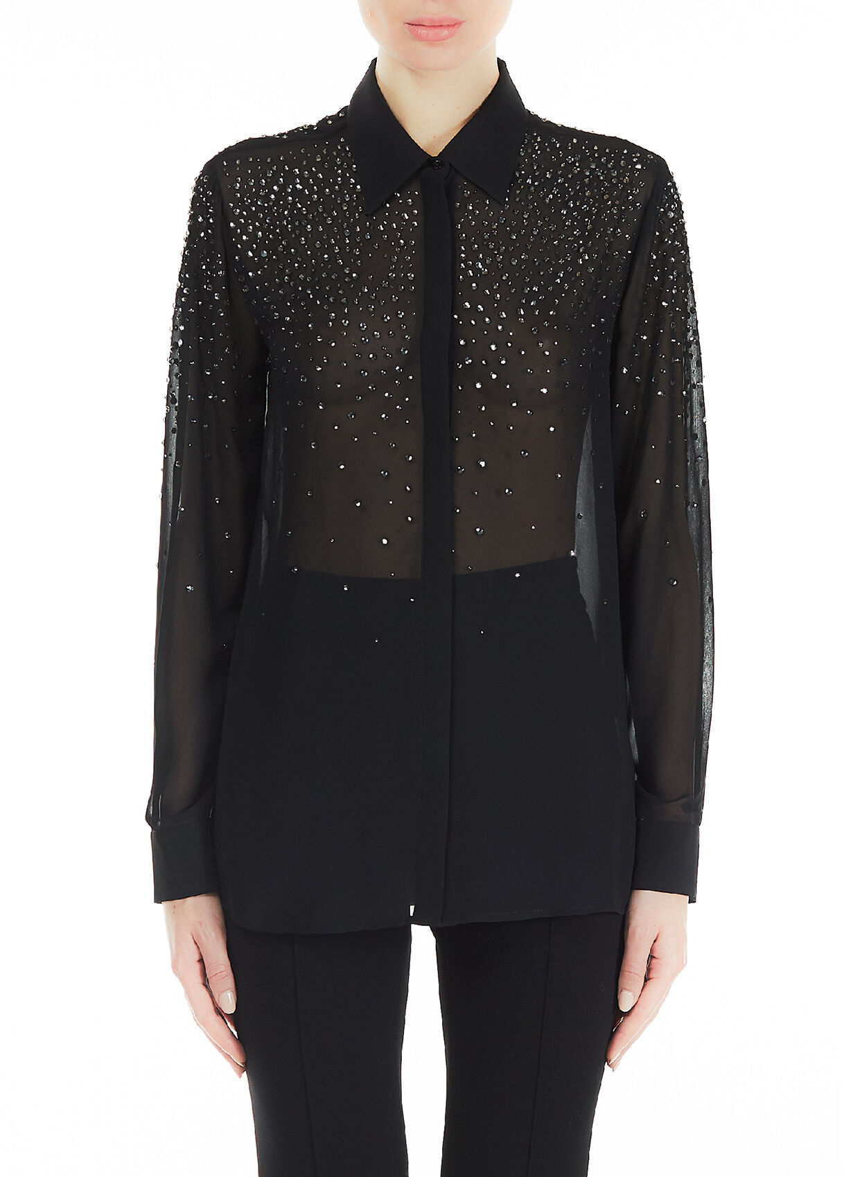 Camicia on sale con strass