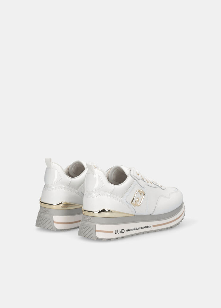 Leather platform sneakers white Liu Jo - large image number 2 Leather platform sneakers white Liu Jo - large image number 2