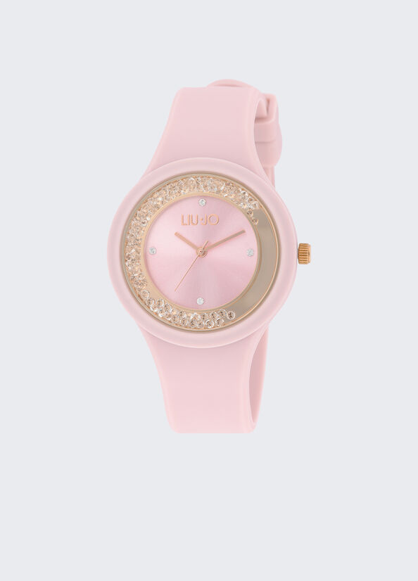 Silicone watch with brill pink Liu Jo - large image number 0