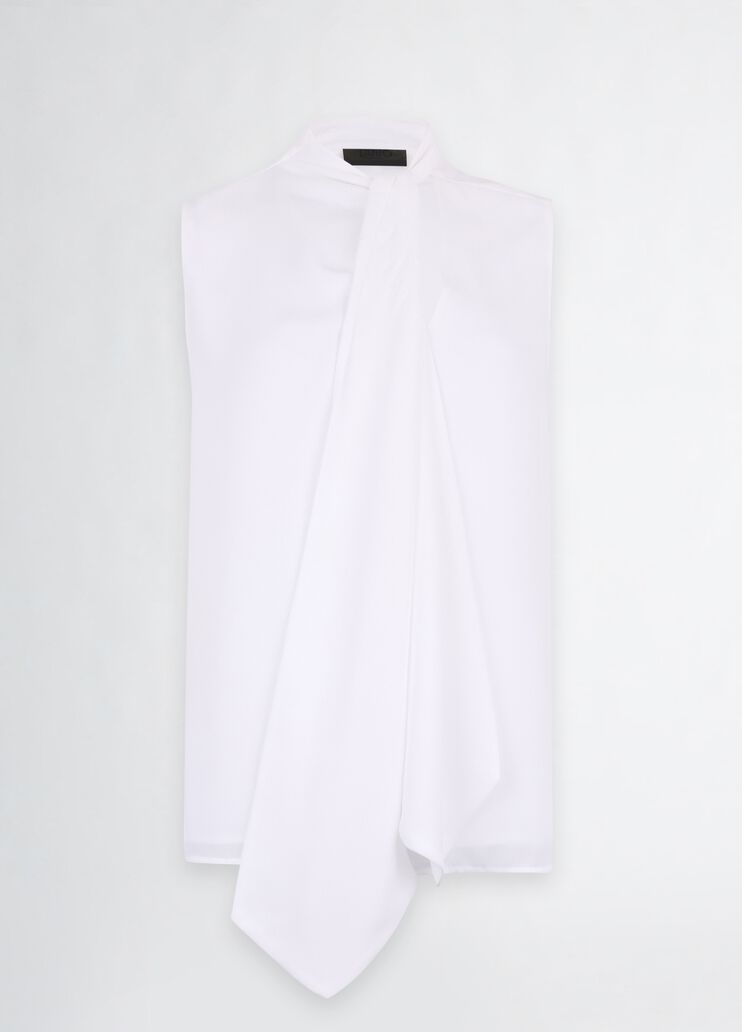 Georgette top white Liu Jo - large image number 6 Georgette top white Liu Jo - large image number 6