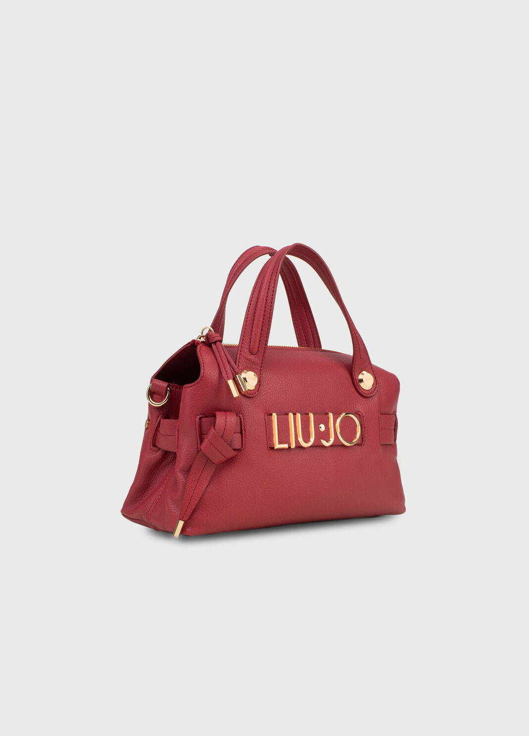 Small boston bag with logo Cherry Red Liu Jo - large image number 2