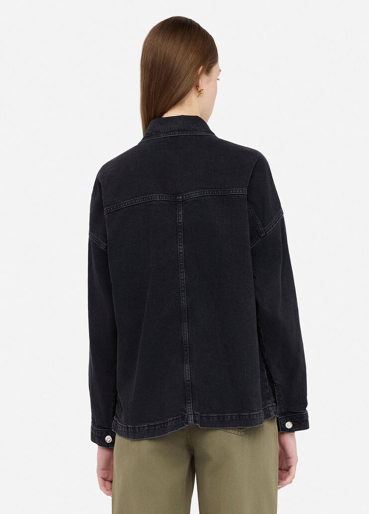 Veste en denim denim noir Liu Jo - large image number 1 Veste en denim denim noir Liu Jo - large image number 1