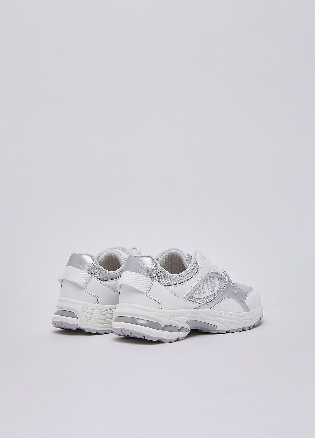 Sneaker aus metallisiertem Mesh Wei&szlig; Liu Jo - large image number 3