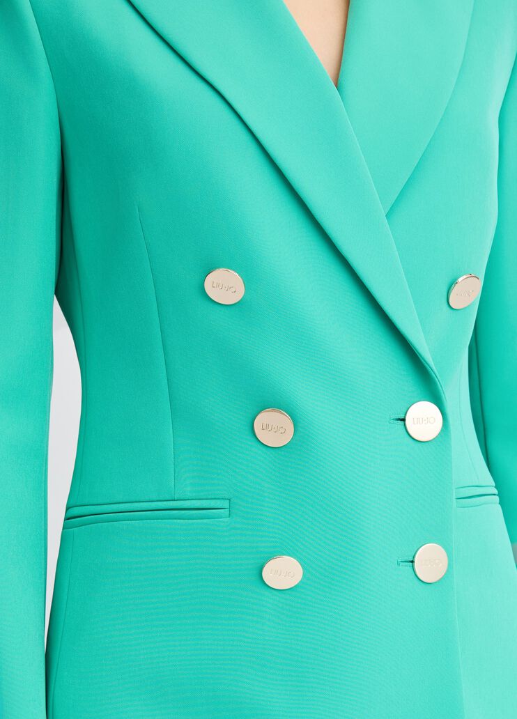 Double-breasted blazer green Liu Jo - large image number 4 Double-breasted blazer green Liu Jo - large image number 4
