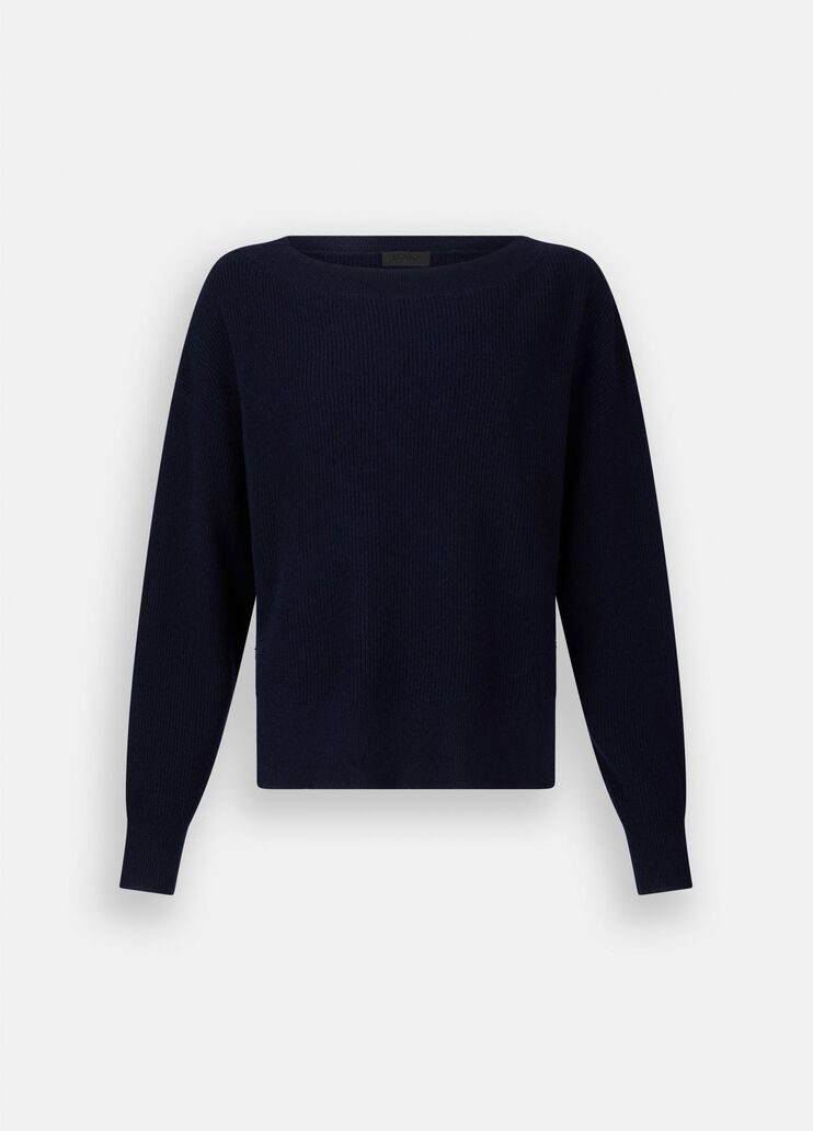 Джемпер из шерсти и кашемира морской синий Liu Jo - large image number 6