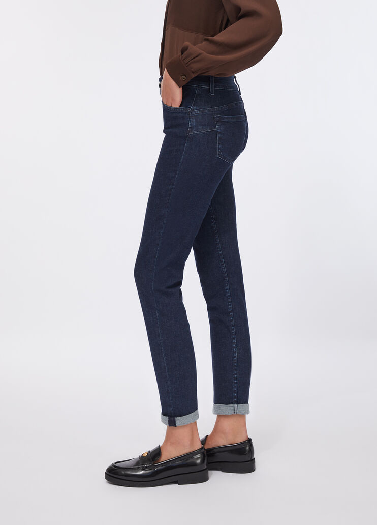 Skinny jeans with turn-ups blue denim Liu Jo - large image number 3