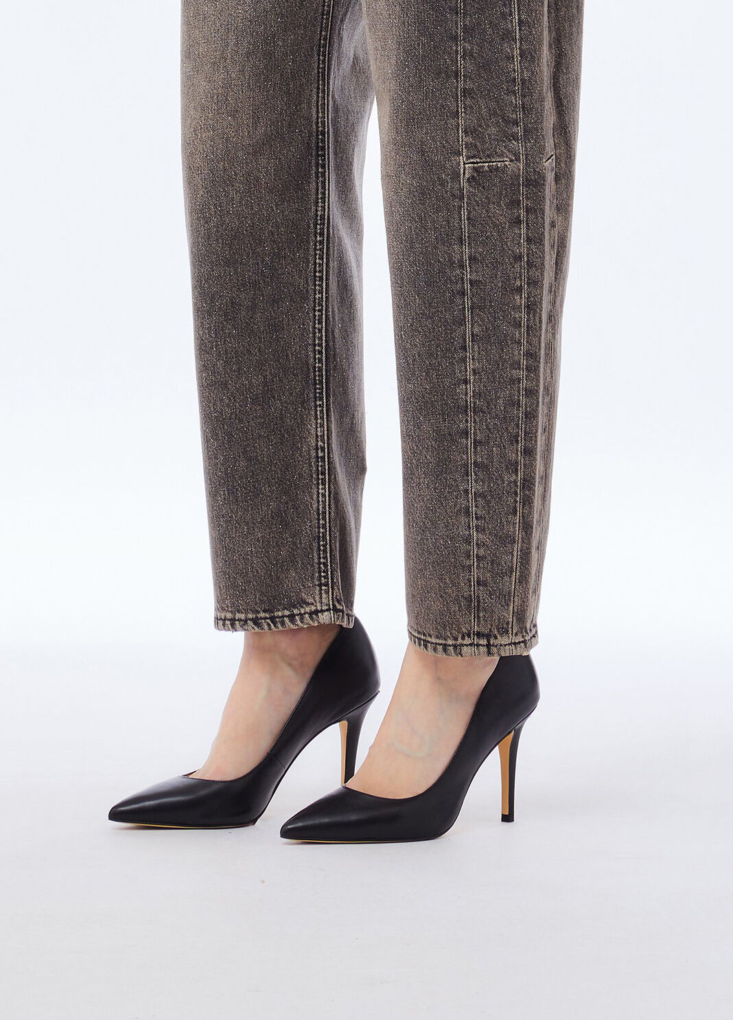 Boyfriend jeans with glittery detailing blue denim Liu Jo - large image number 2