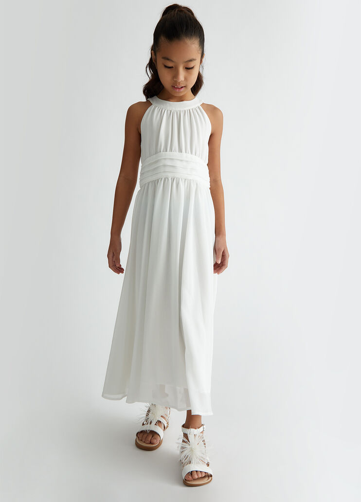 Kleid aus Crêpe Weiß Liu Jo - medium