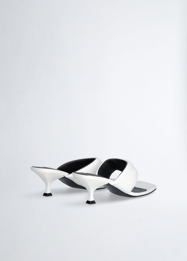 Thong sandals with heel white Liu Jo - large image number 2 Thong sandals with heel white Liu Jo - large image number 2