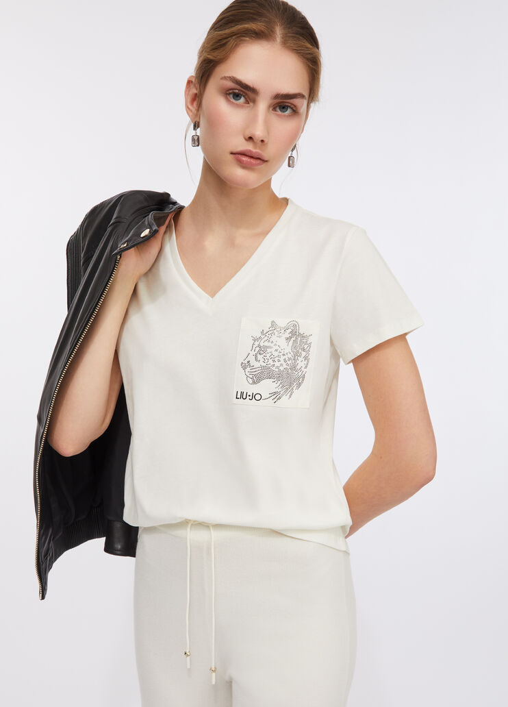 T-Shirt Liu Jo Better Weiß Liu Jo - medium