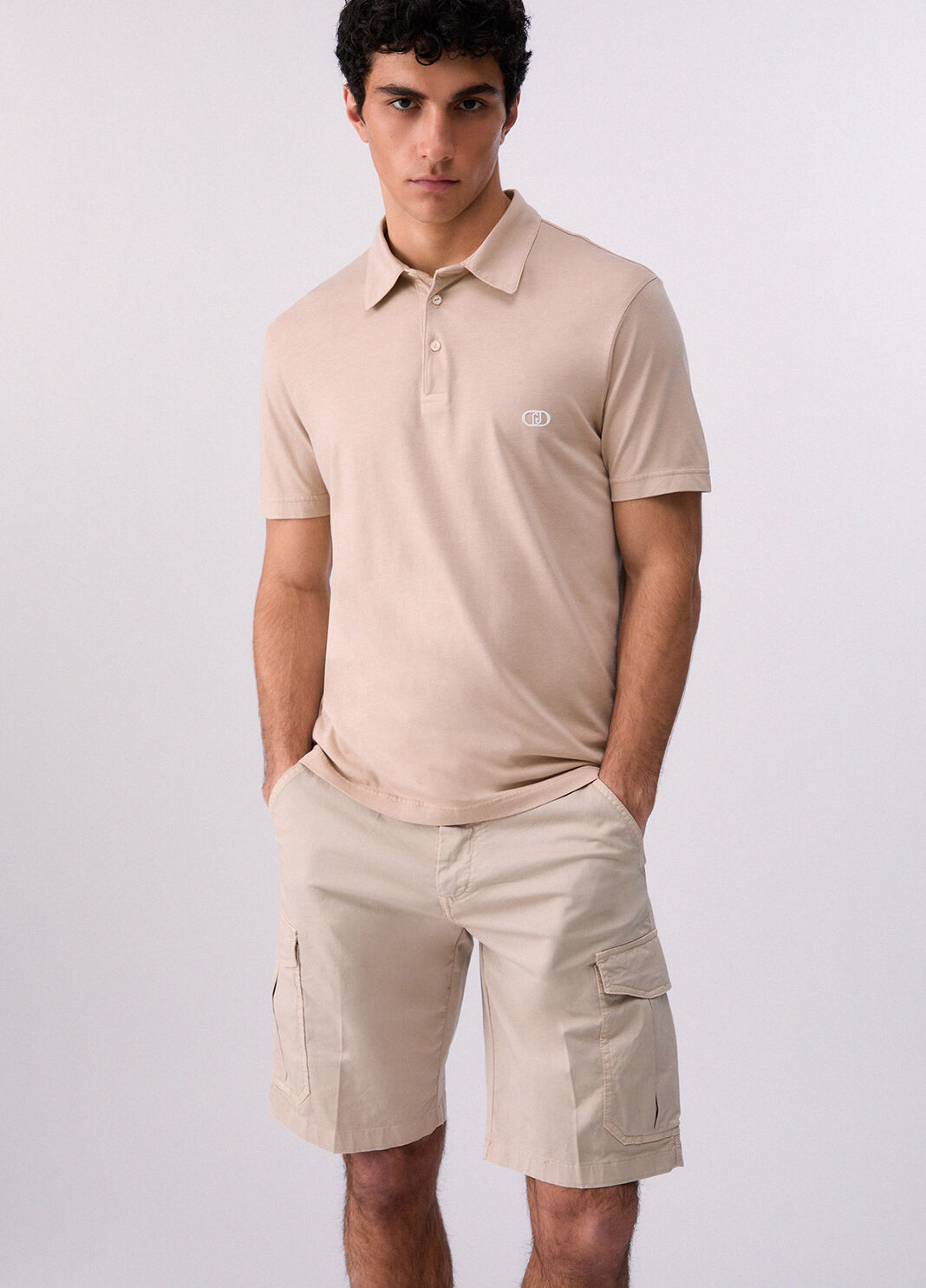 Polo coupe r&eacute;guli&egrave;re beige Liu Jo - large image number 0