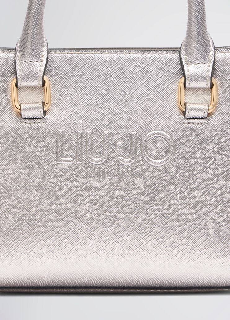 Mini crossbody bag silver tone Liu Jo - large image number 4 Mini crossbody bag silver tone Liu Jo - large image number 4
