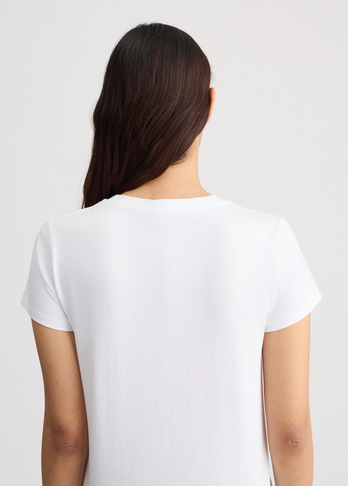 T-shirt with animal-print heart colour white/leopard print