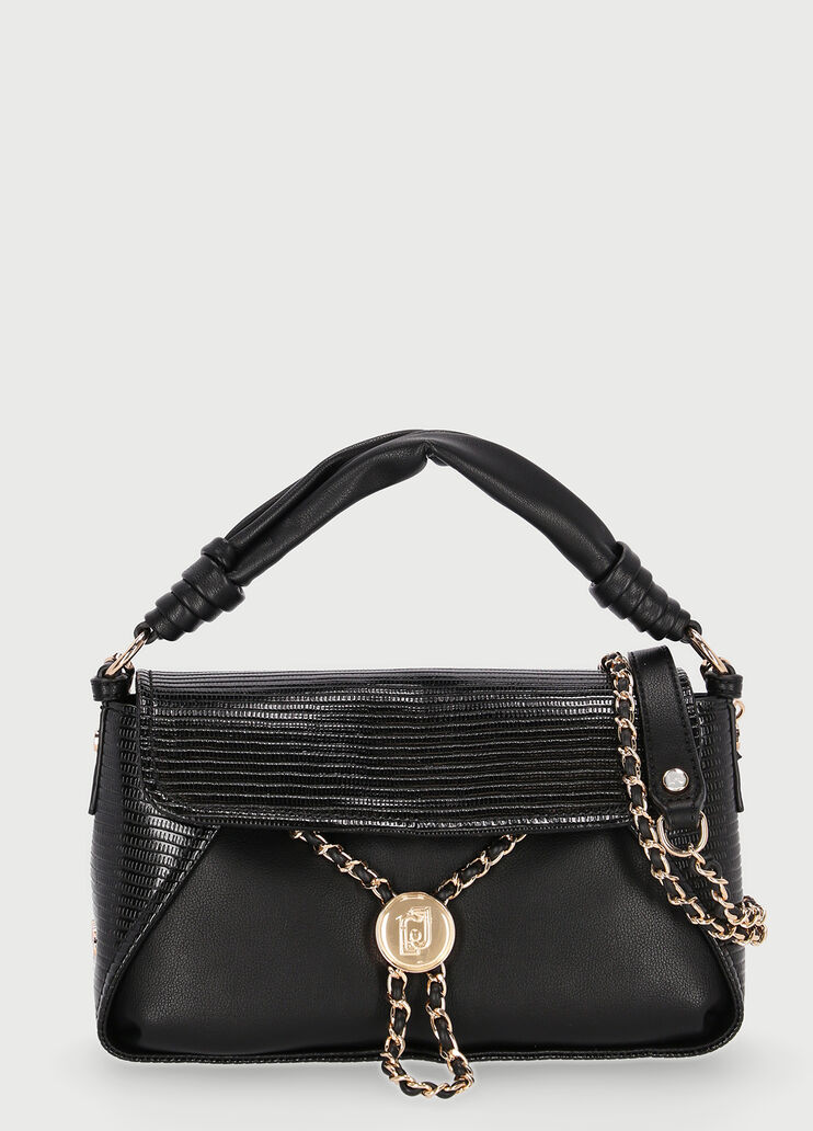 Borsa a mano con catena Nero Liu Jo - large image number 4