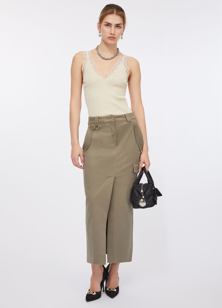 Top with lace details light beige Liu Jo - large image number 5