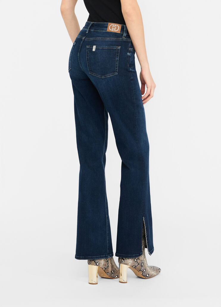 High-rise flared jeans dark blue denim Liu Jo - large image number 1 High-rise flared jeans dark blue denim Liu Jo - large image number 1
