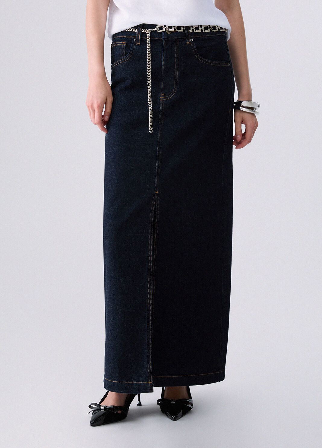 Long Denim Skirt Normal wash Liu Jo - large image number 0
