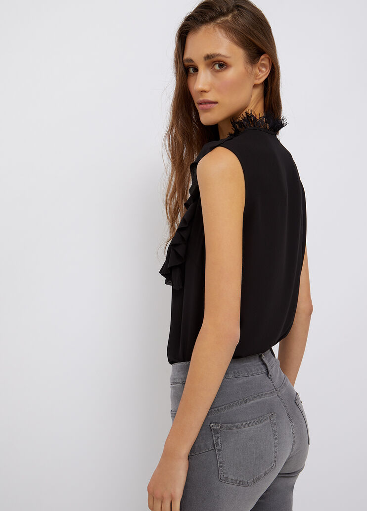 Top Liu Jo Better con pizzo nero Liu Jo - large image number 1 Top Liu Jo Better con pizzo nero Liu Jo - large image number 1