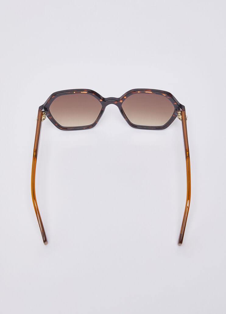 Occhiali da sole esagonali marrone Liu Jo - medium