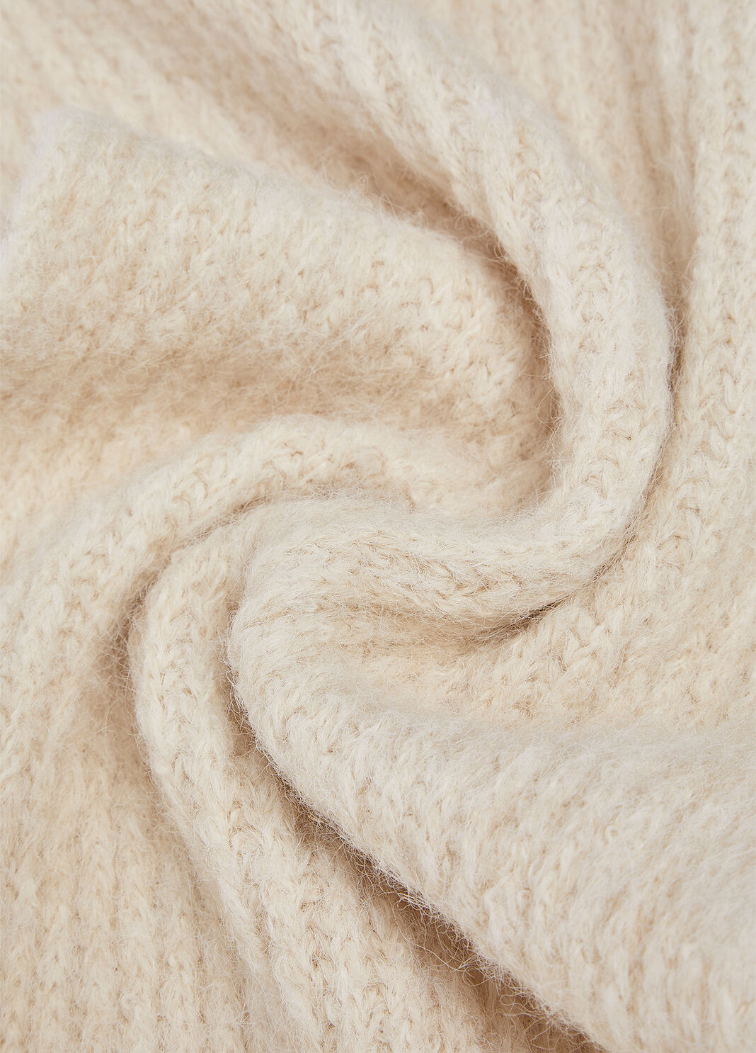 Scarf in a wool blend butter Liu Jo - large image number 4