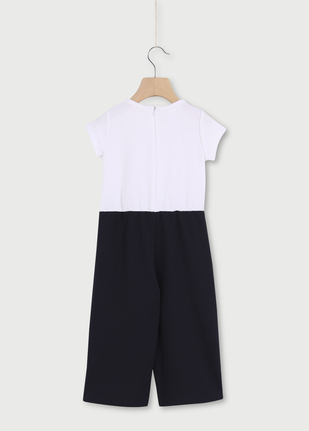 Tuta lunga con volants Bianco/blu scuro Liu Jo - large image number 1