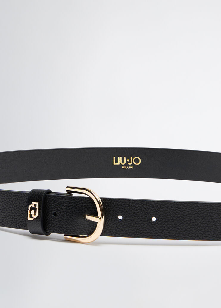 Ceinture en cuir noir Liu Jo - medium