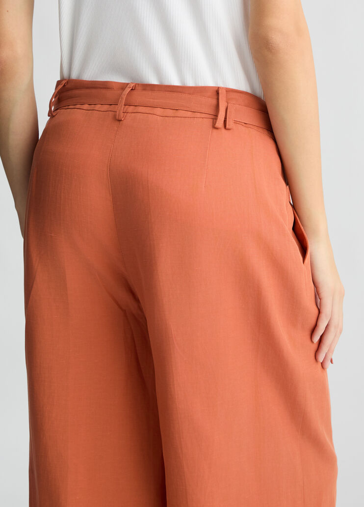 Linen blend Bermuda shorts terracotta Liu Jo - large image number 3 Linen blend Bermuda shorts terracotta Liu Jo - large image number 3