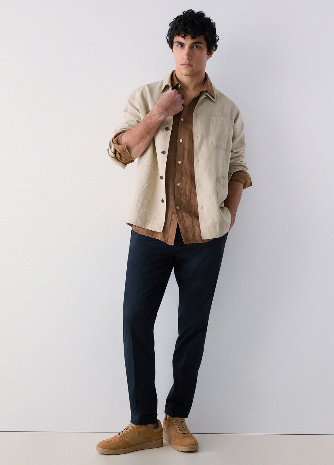 Chinos with turn-ups dark blue Liu Jo - large image number 2