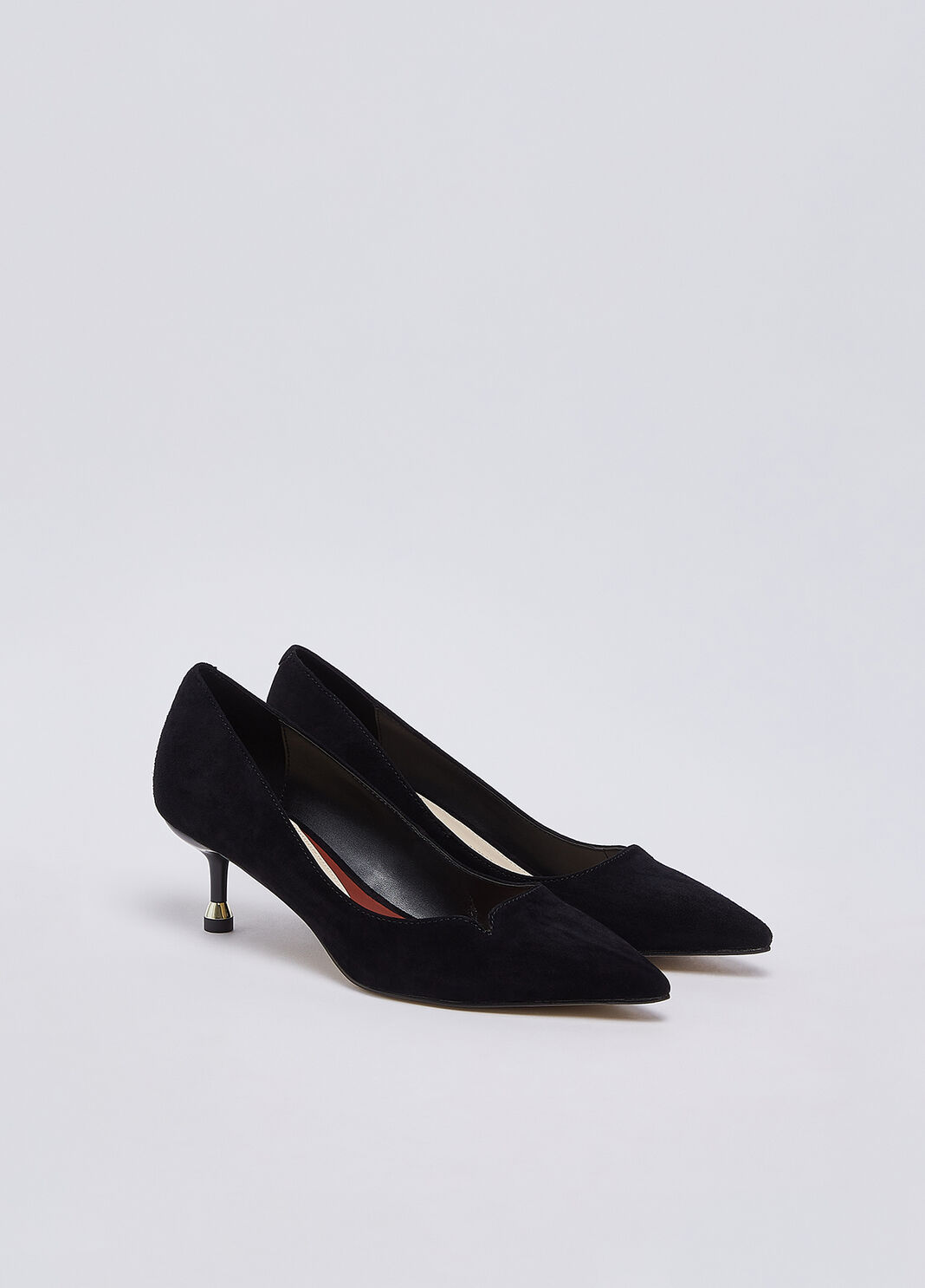 Pumps in suede with heel low black Liu Jo - large image number 1