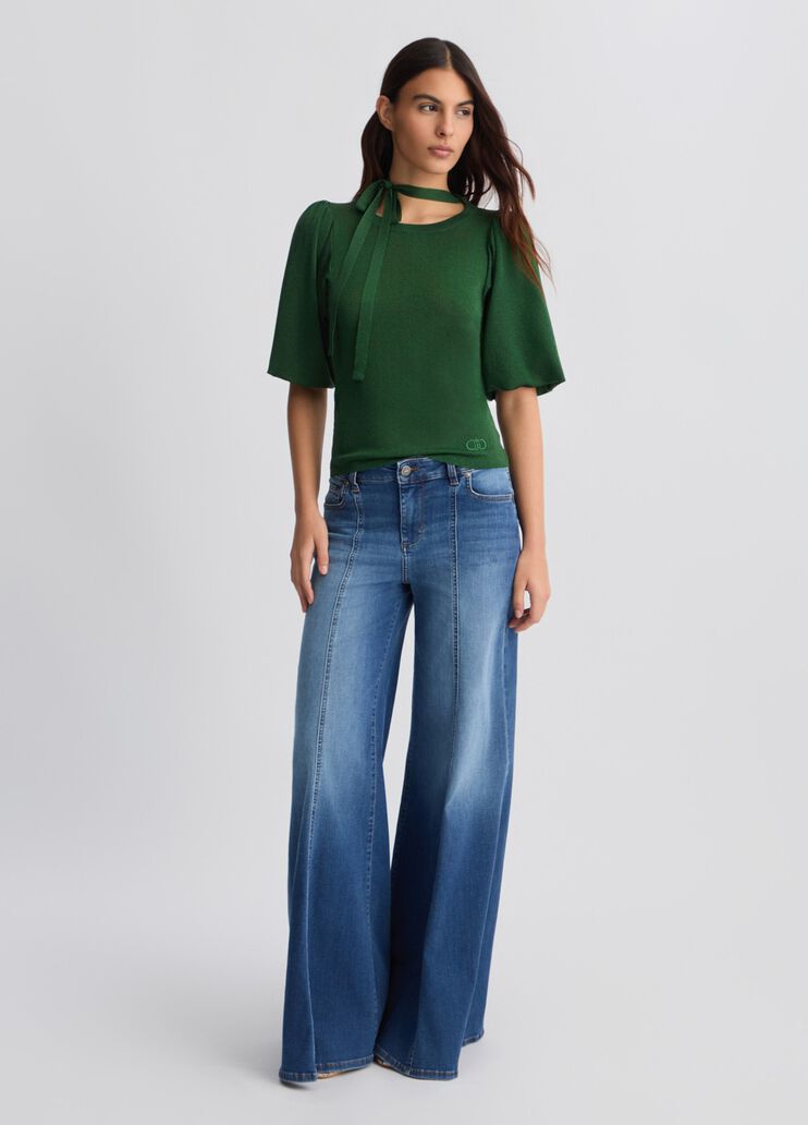 Cut-out top tropical jungle Liu Jo - large image number 5 Cut-out top tropical jungle Liu Jo - large image number 5